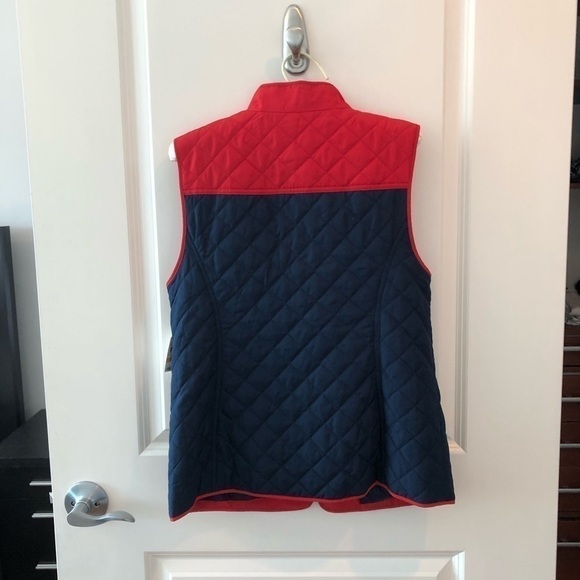 NWT Charter Club Color blocked Quilted Vest Size S - Picture 13 of 16
